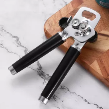 Stainless Steel 3-in-1 Can Opener for Clean, Easy Opens