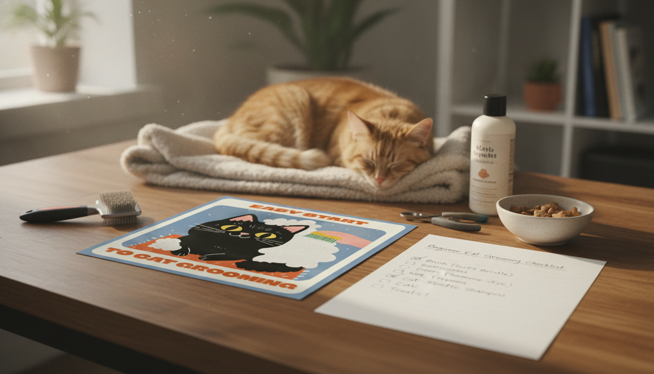 Cat Grooming for Beginners: Tools, Routine & Checklist