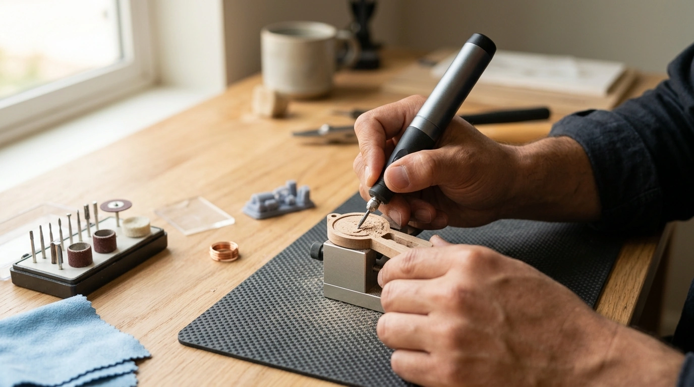 Smart Engraving Pen Kit: Mini Rotary Tool + 39 Bits