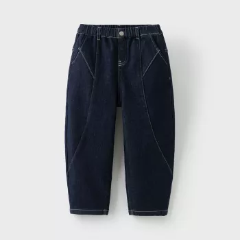 Boys’ Velvet-Lined Straight Jeans (7–13): Warm & Comfy