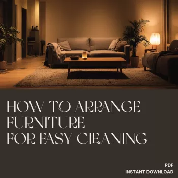 Minimalist Furniture Layout for Easy Cleaning (Fast Reset)