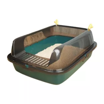 Oversized Semi-Enclosed Litter Box: Stop Splash & Scatter